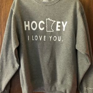 Minnesota the State of Hockey Sweatshirt